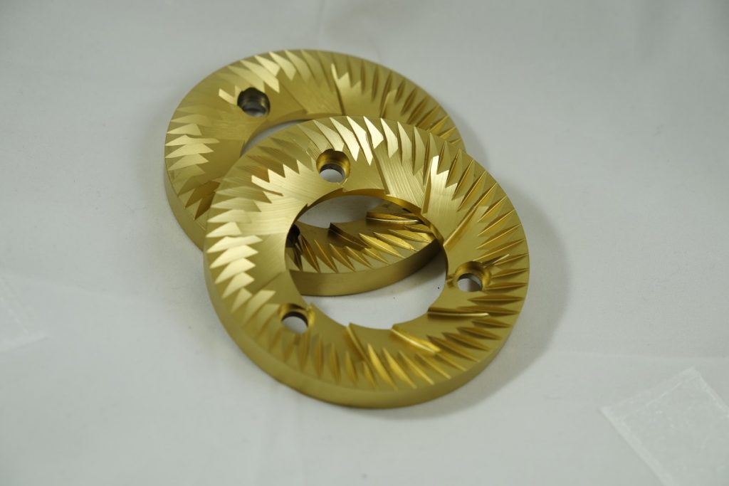 75mm Mythos style burrs for Monolith Flat